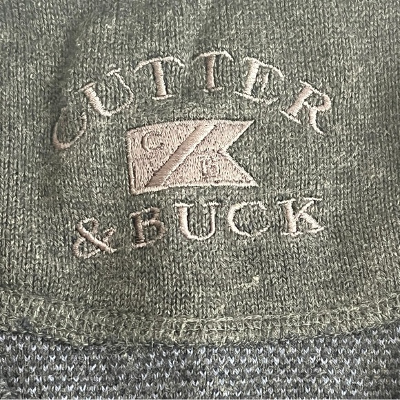 Y2K Men’s Pullover V-Neck Sweater Vest Navy Blue Cutter & Buck Sz XLT - Picture 3 of 9